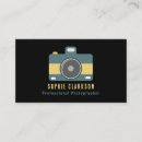 Search for camera business cards Photographer