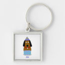Search for greetings square key rings Dog
