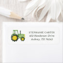 Search for farm tractor return address labels Rustic