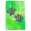Search for paw print gift bags Black