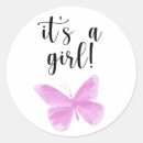 Search for girl butterfly stickers Watercolor