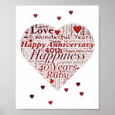 Search for 40th wedding anniversary art Ruby