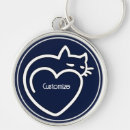 Search for love logo key rings Heart