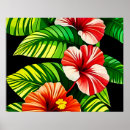 Search for hibiscus flower posters Green