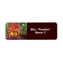Search for teacher return address labels Flower
