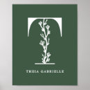 Search for letter t posters Floral