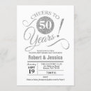 Search for 50th anniversary party invitations Cheers to 50 years
