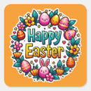 Search for happy easter text stickers Rabbit