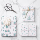 Search for turquoise christmas wrapping paper Mid century modern
