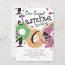 Search for sweets and treats birthday invitations Doughnut