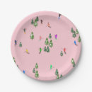 Search for pink christmas paper plates Winter