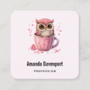 Search for owl business cards Feathers