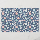 Search for patterns horizontal 5x8 cards invites Blue