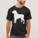 Search for rottweiler tshirts Silhouette