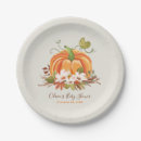 Search for rustic baby shower plates Fall