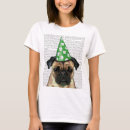 Search for pug womens tshirts Flower leaves