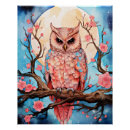 Search for owl posters Watercolor