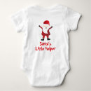 Search for santa claus baby bodysuits Red