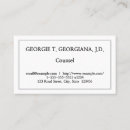 Search for counseling business cards Attorney