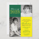 Search for double graduation invitations Green