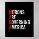 Search for morons posters America first