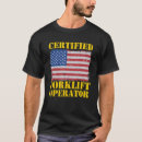 Search for forklift certified tshirts Flag