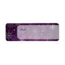 Search for snow flake return address labels Snowflakes