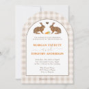 Search for hares invitations Rustic