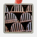 Search for wooden christmas tree decorations Close up