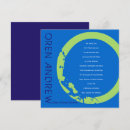 Search for collectable invitations Blue