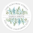 Search for watercolor return address stickers Classic