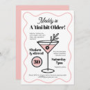Search for martini invitations A tini bit older