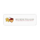 Search for fall leaves design return address labels Leaf