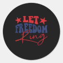 Search for vintage independence day stickers America
