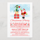 Search for elf party invitations Santa