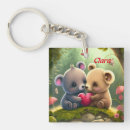 Search for animal love key rings Cute