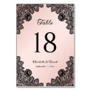 Search for black lace table table cards Floral