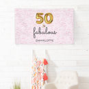 Search for fabulous 50 birthday party banners Trendy