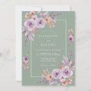 Search for purple and sage wedding invitations Lavender