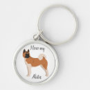 Search for akita round key rings Pet