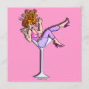 Search for girl in a martini glass invitations Party