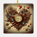 Search for antique clock christmas tree decorations Retro