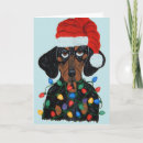 Search for dachshund christmas cards Black and tan dachshund
