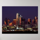 Search for dallas skyline posters Night