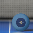 Search for black ping pong balls Initials