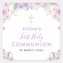 Search for floral communion stickers First holy communion