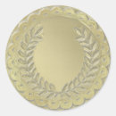 Search for gold laurel wreath stickers Golden