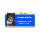 Search for wildlife animals return address labels Wild animal