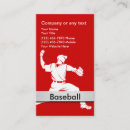 Search for baseball trainer business cards Club