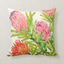 Search for tropical flower cushions Watercolor